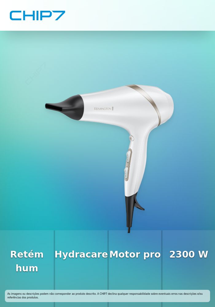 Secador de Cabelo Remington E51 HYDRAluxe AC - AC8901