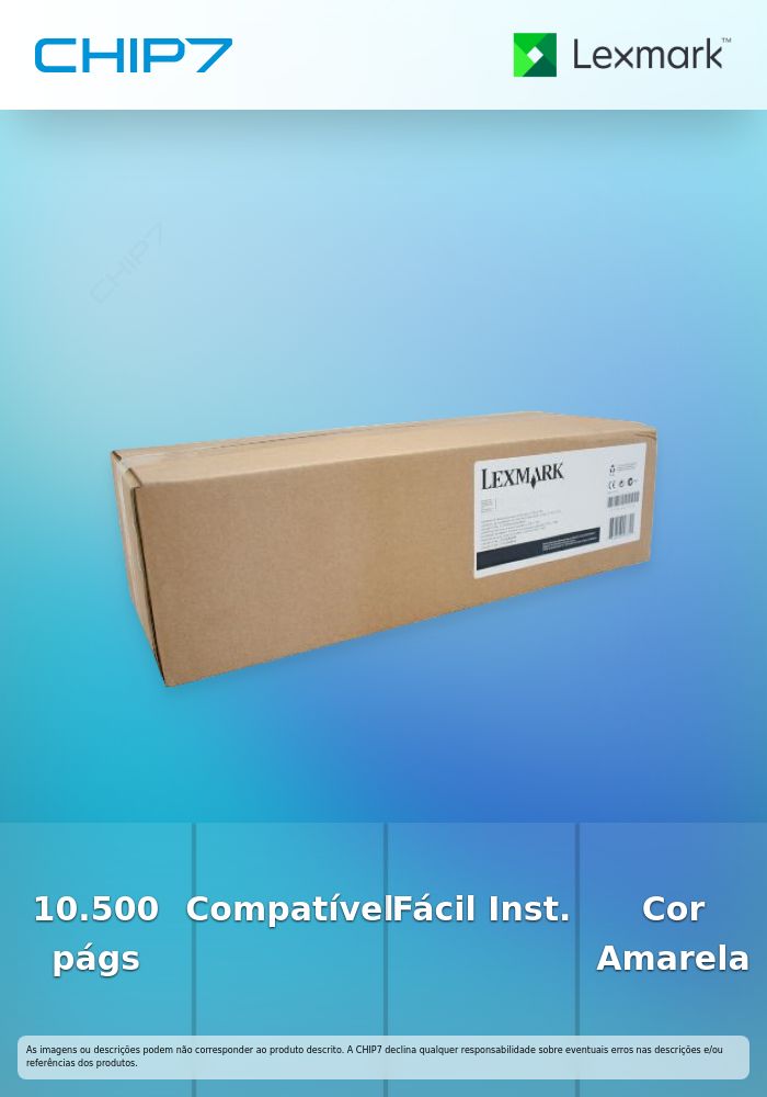 LEXMARK CS/X73x Yellow low Return 10.5K Cartridge