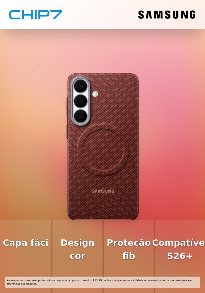 SAMSUNG Magnetic Carbon Case Galaxy S26+ Coral Red