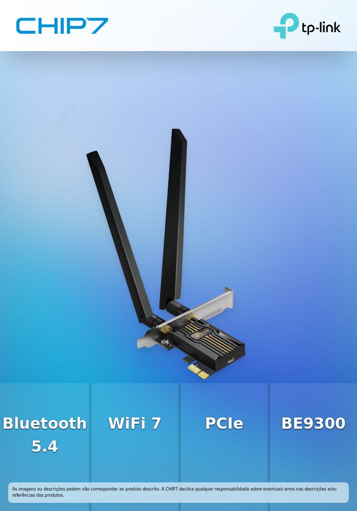 TP-LINK Adapter PCIe Bluetooth 5.4 WiFi 7 BE9300