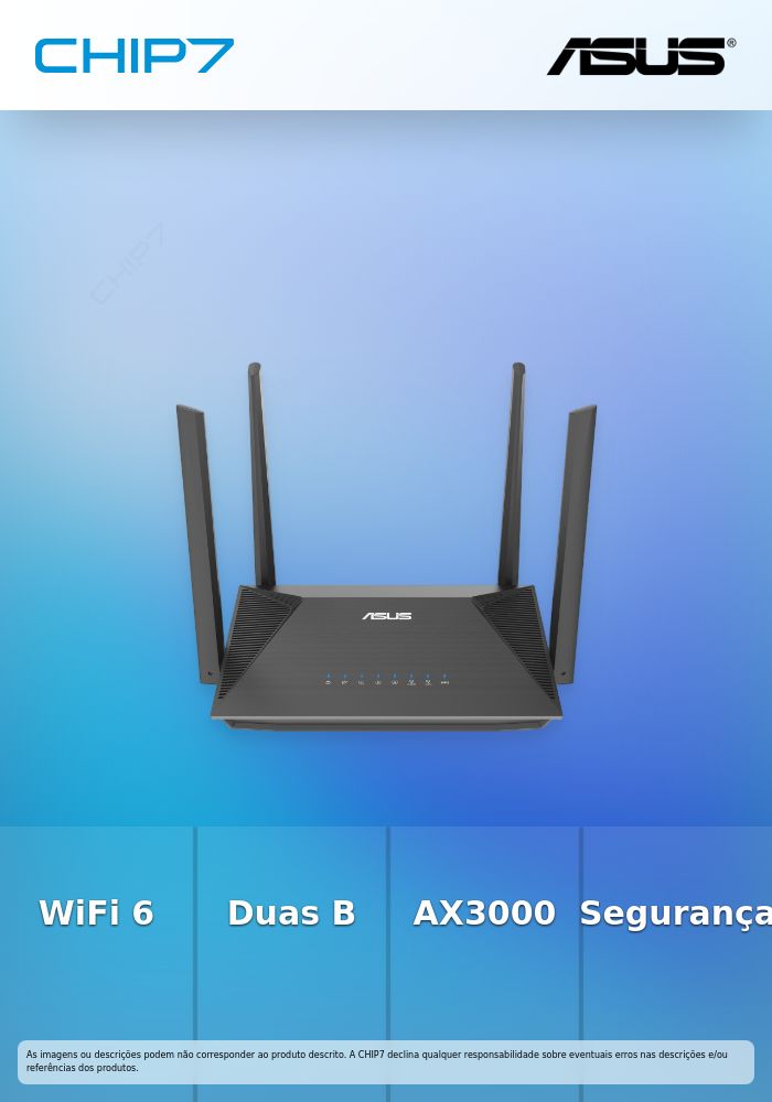 ASUS RT-AX52 Pro AX3000 Dual Band WiFi 6 Extendable Router