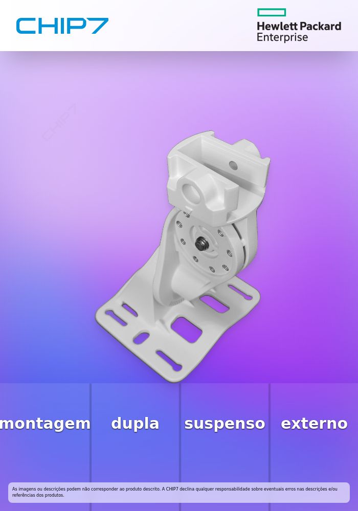HPE AP-270-MNT-H3 AP-270 Series Outdoor AP Hanging or Dual-Tilt Install Mount Kit - Kit de montagem de ponto de acesso sem fios - exterior - para HPE Aruba AP-318, AP-365, AP-367, AP-374, AP-375, AP-375EX, AP-377, AP-377EX, AP-387, AP-518, AP-565, AP