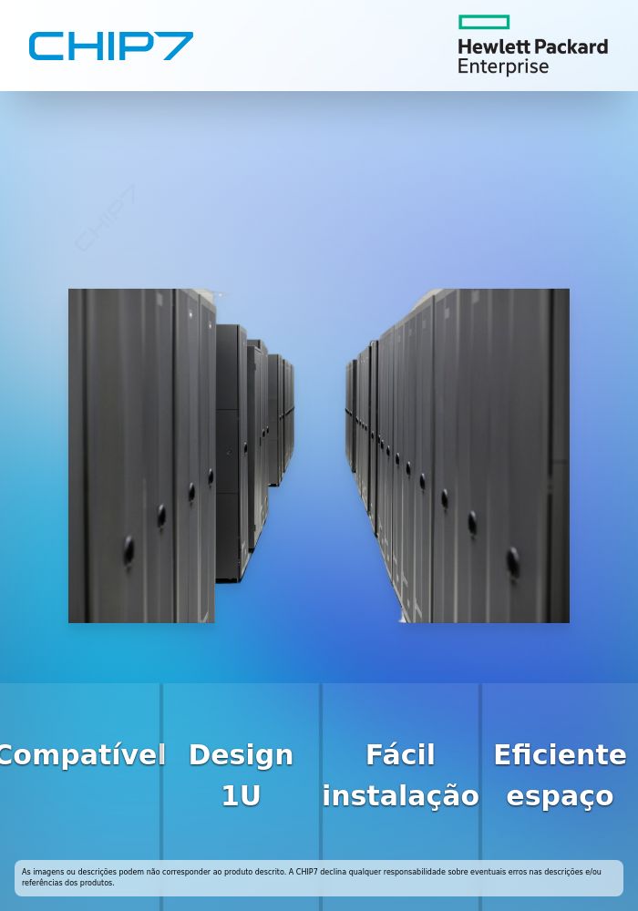 HPE Small Form Factor Easy Install Rail Kit - Rail kit de prataleira - 1U - para ProLiant DL325 Gen10, DL360 Gen10, DL365 Gen10, DX360 Gen10