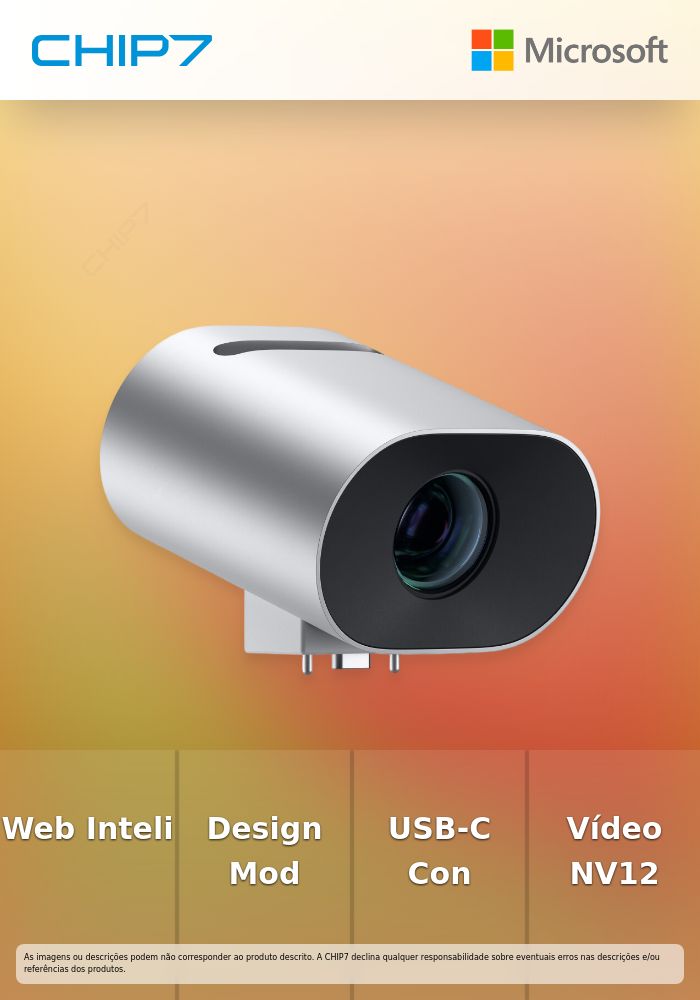 Microsoft Surface Hub 2 Smart Camera - Câmara web - a cores - focal fixo - USB-C - NV12