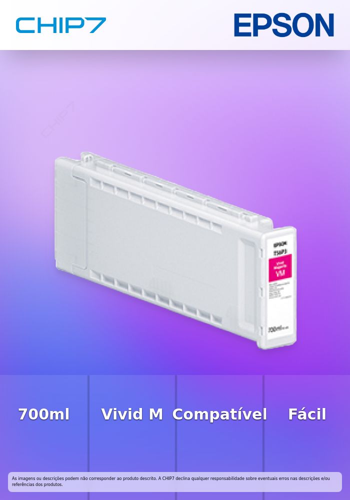 T56P3 Vivid Magenta Ink Cartridge 700ml