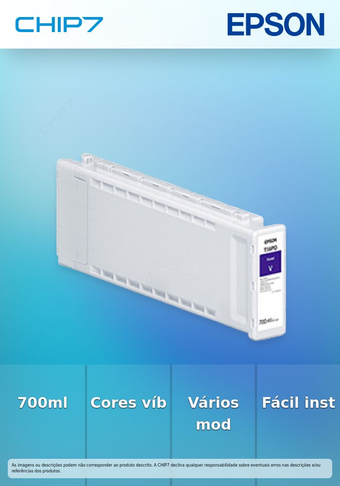 T56PD Violet Ink Cartridge 700ml