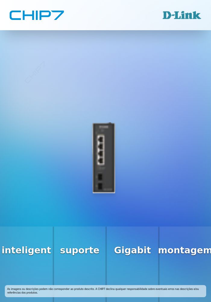 D-Link DIS 210G-06P - Interruptor - industrial - inteligente - 4 x 10/100/1000 (PoE+) + 2 x Gigabit SFP - montável em trilho DIN - PoE+ (120 W)