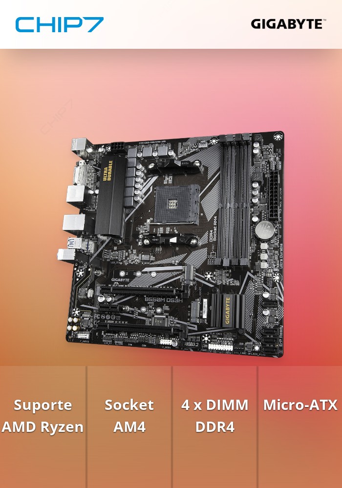 Motherboard Gigabyte B550M DS3H