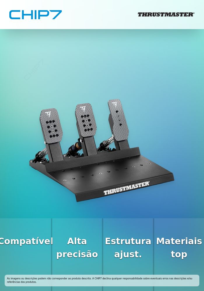 Pedais Thrustmaster Raceline Pedals III LC PC / PS5 / PS4 / XONE / XSERIES