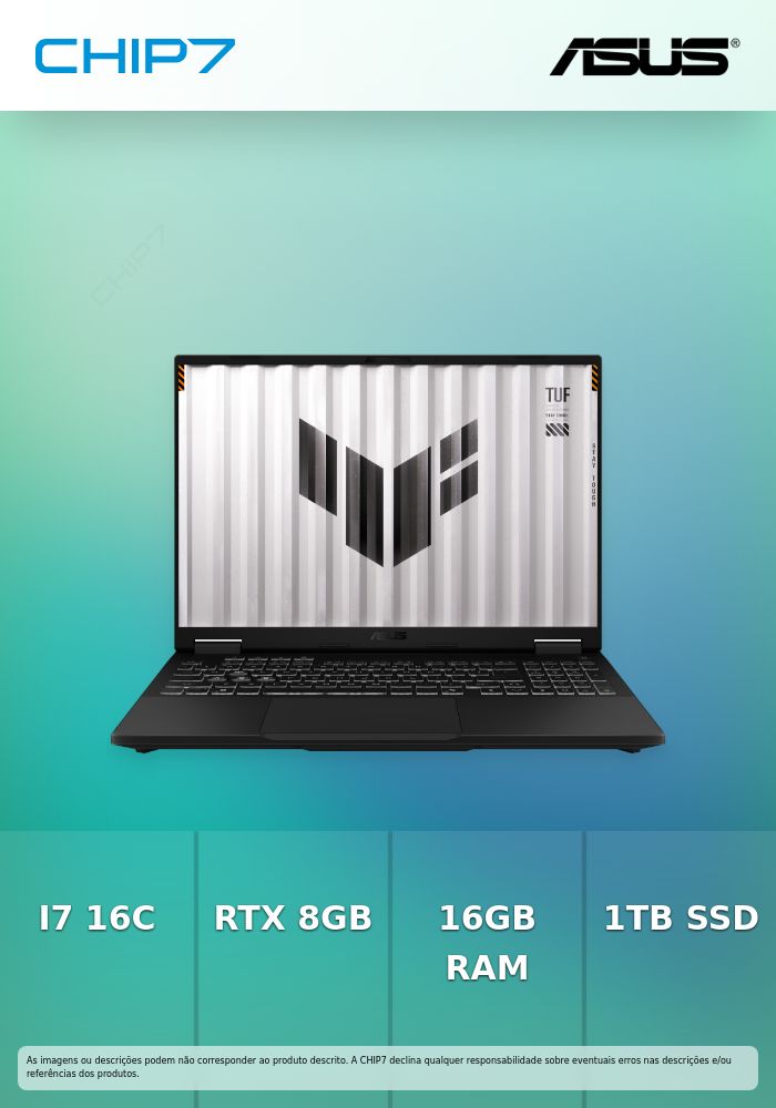 Portátil ASUS - Intel I7 14650HX / RTX 5050 8GB / 16GB DDR5 / 1TB SSD / 16