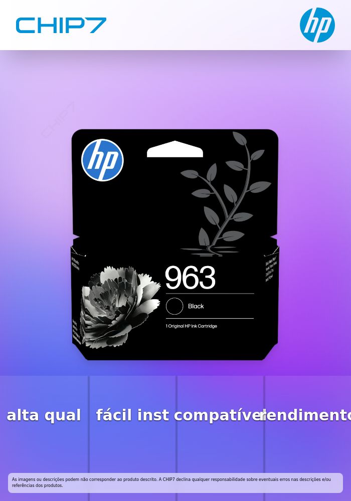 HP 963 Black Original Ink Cartridge