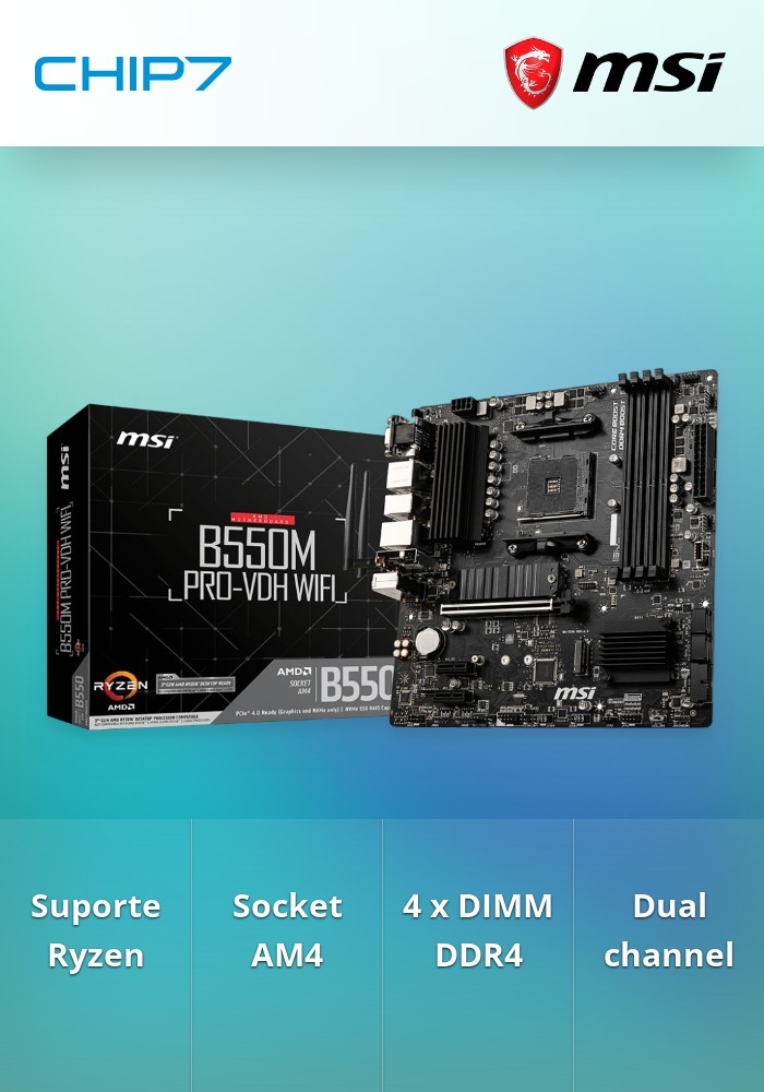 Motherboard MSI B550M PRO-VDH WIFI 