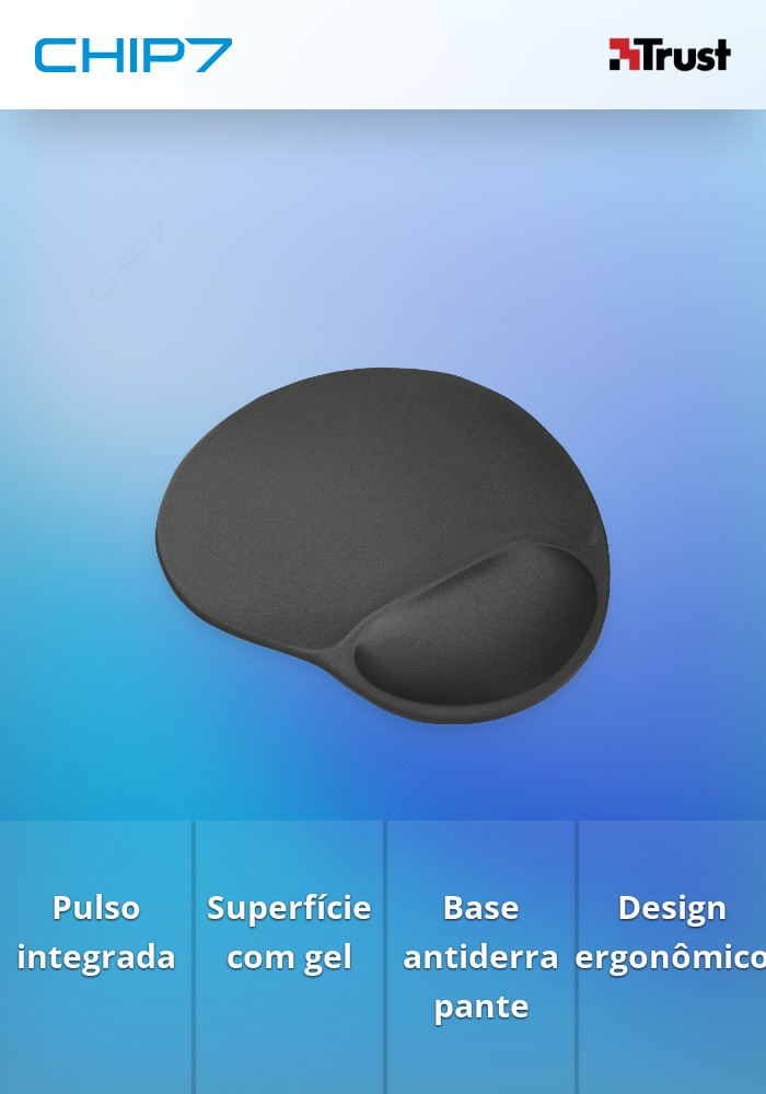 Bigfoot Gel Mouse Pad - Black