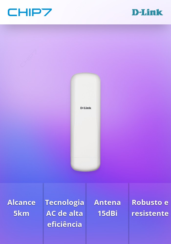 D-LINK WIRELESS 5KM LONG RANGE AC BRIDGE 15DBI