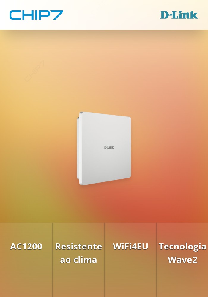 Wireless AC1200 Punto Acceso Exterior AC1200 Wave2 PoE - Compatible WiFi4EU