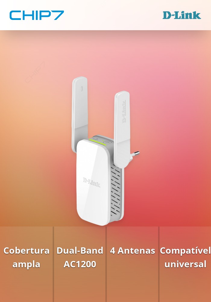 Wireless Repeater D-Link AC1200 Antenas Externas