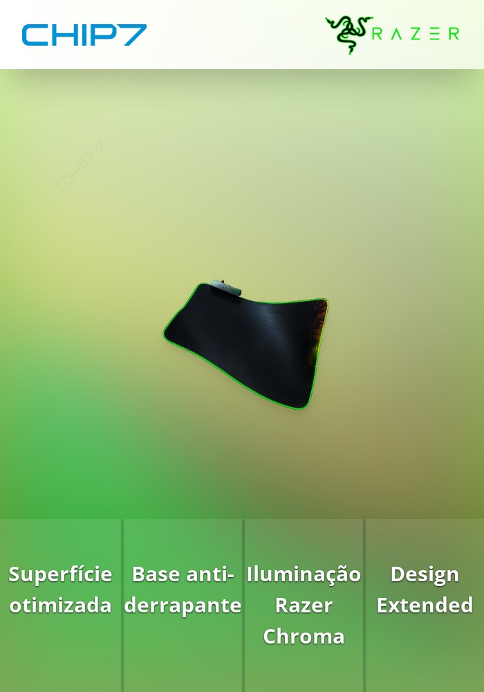 Tapete p/ rato Goliathus Extended Chroma - Classic Black