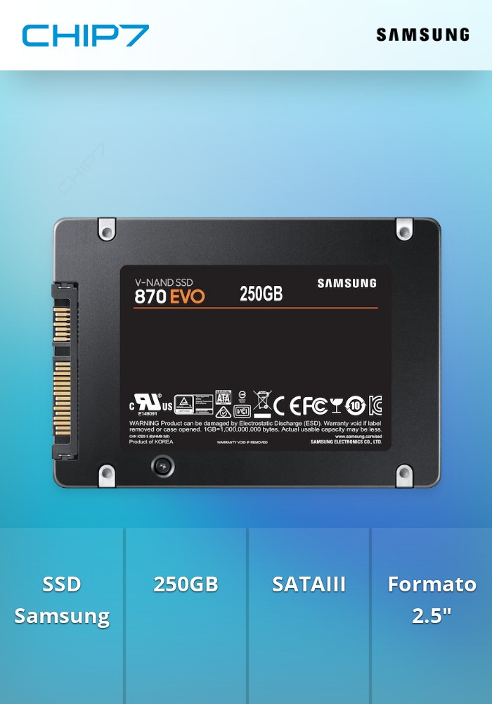 SAMSUNG SSD 870 EVO 250GB 2.5
