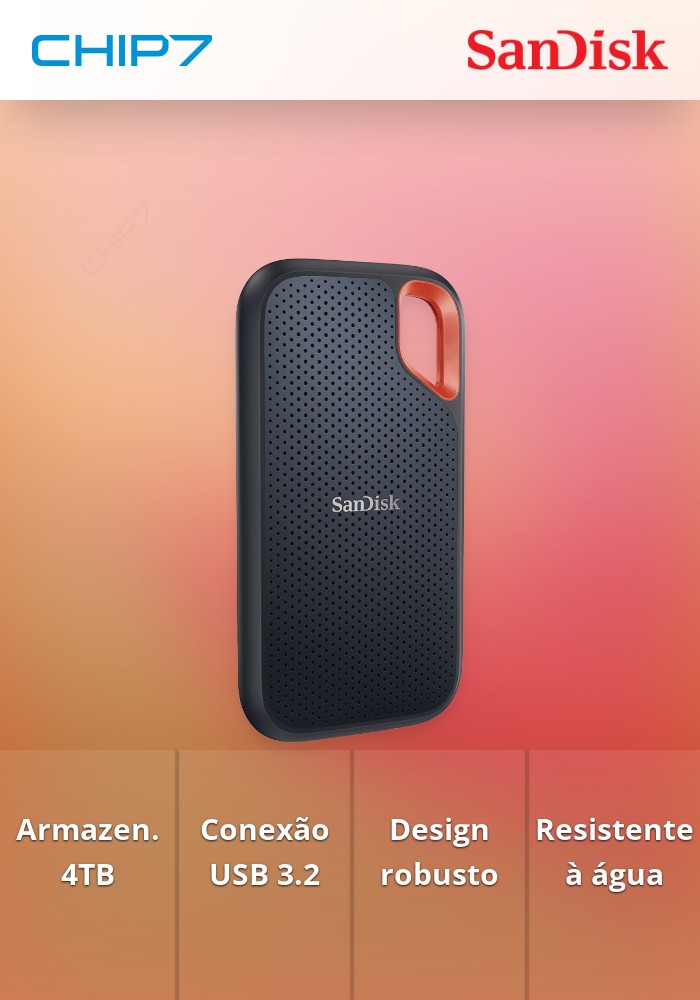 4TB SSD Disco Externo SanDisk Extreme V2 USB 3.2 Gen 2