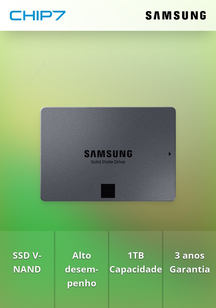 SSD Samsung 870 QVO 1TB SATA III (560/530MB/s)