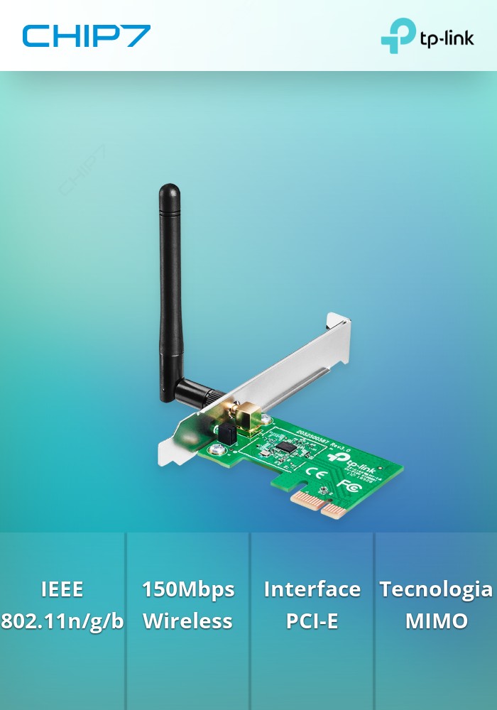 Placa PCI Express wireless TP-LINK WN781ND N150 1T X 1R