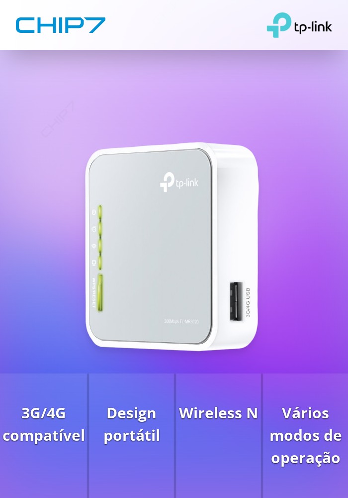 TP-LINK ROUTER WIRELESS N PORTÁTIL 3G/4G