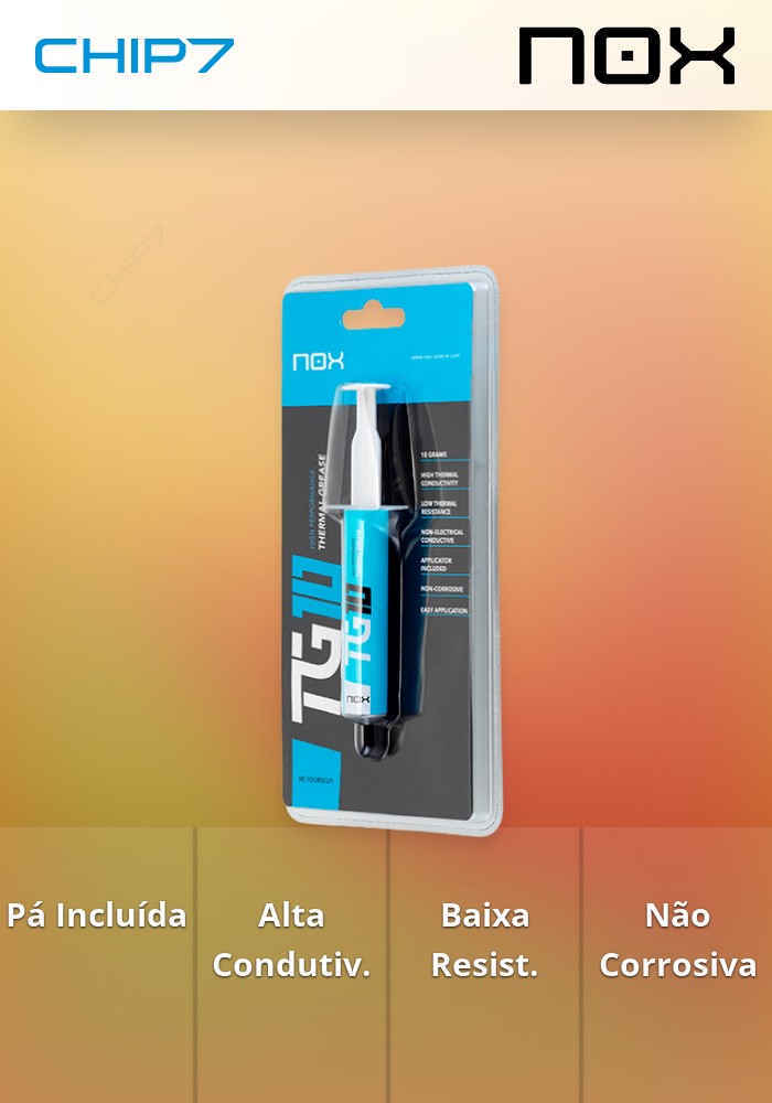 Pasta Térmica Nox TG-10 10g