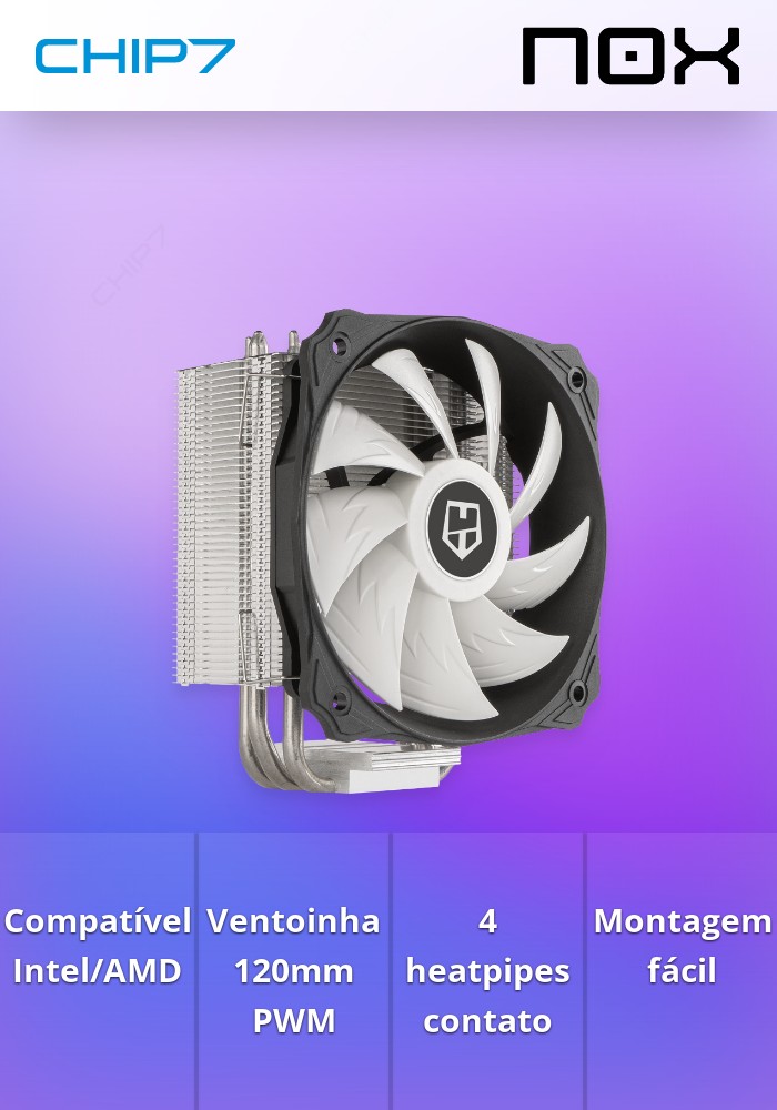 Cooler CPU NOX Hummer H-212 120mm PWM