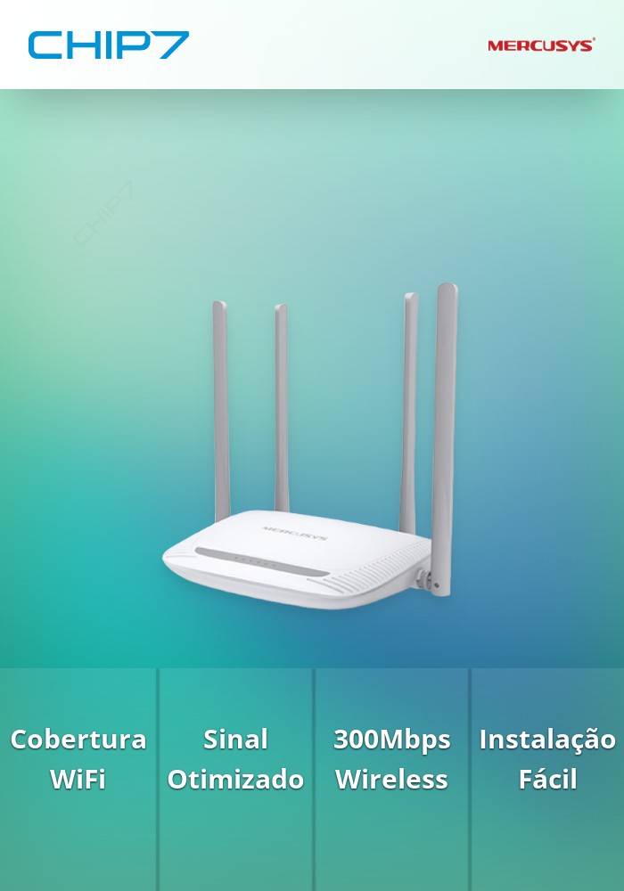 Router Mercusys MW325R N300 WiFi 4 10/100Mbps