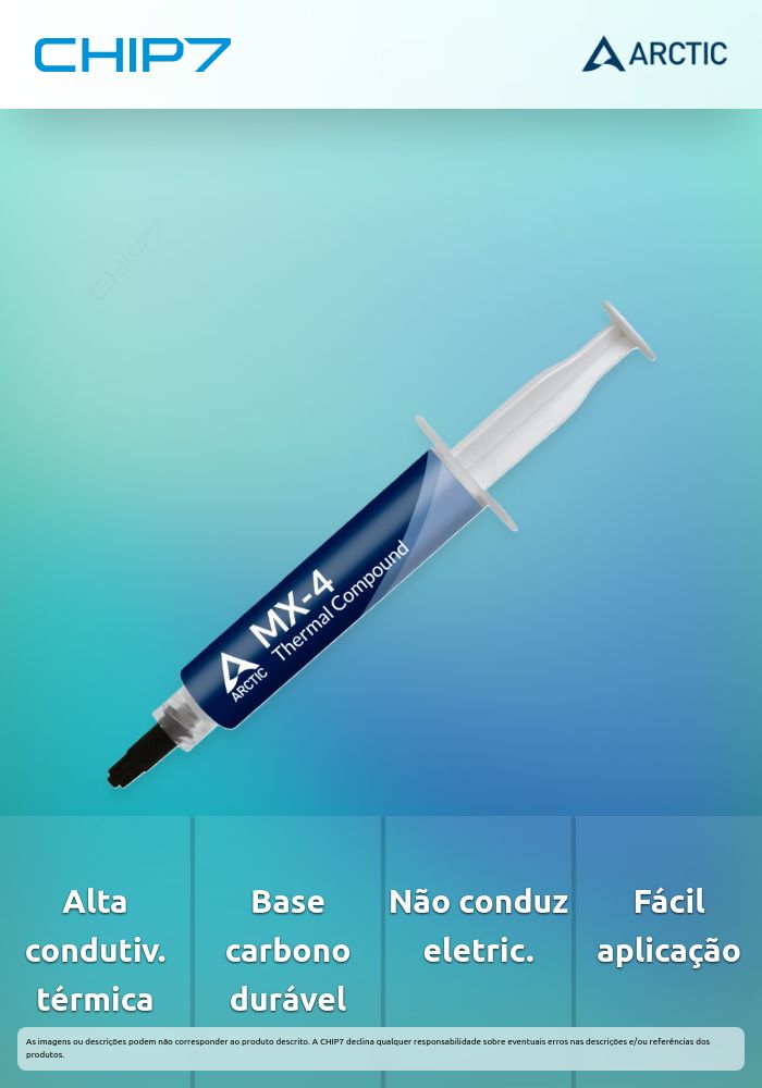 Pasta Térmica Arctic MX-4 2019 Edition (8g)