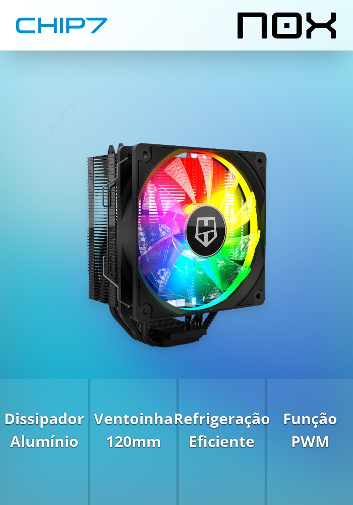 Nox Hummer H224 ARGB - Cooler CPU