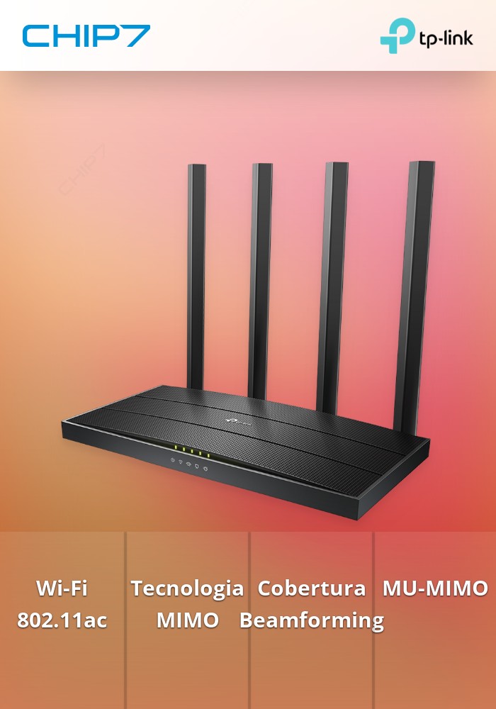 Router TP-Link Archer C80 AC1900 Dual-Band Wave 2 WiFi 5 Mesh Gigabit