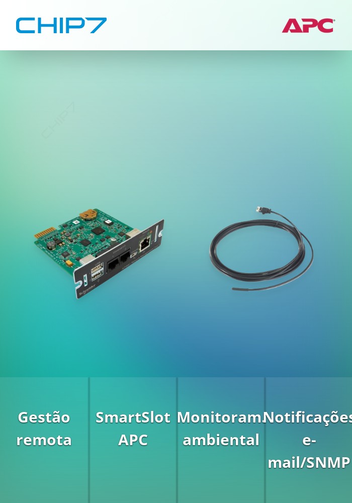 APC UPS NETWORK MANAGEMENT CARD 3 WITH ENVIRONMENTAL MONITORING