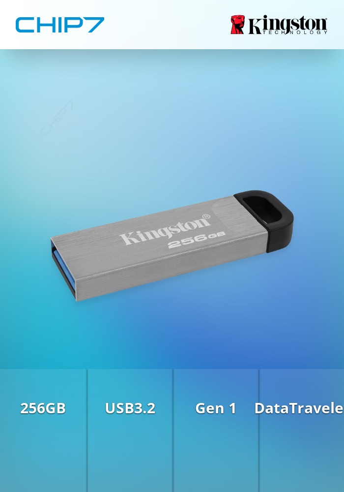 256GB USB3.2 Gen 1 DataTraveler Kyson