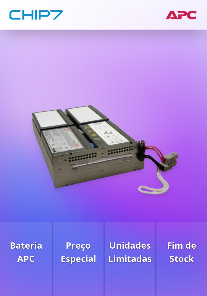 APC Replacement Battery Cartridge #132   - preço válido p/ unidades  pré estabelecidas ou fim de stock