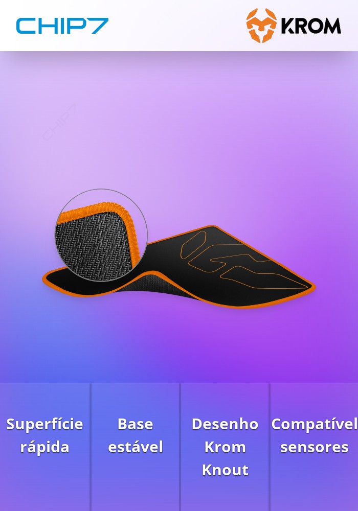 Krom Knout Speed Special Edition Black - Tapete de rato gaming