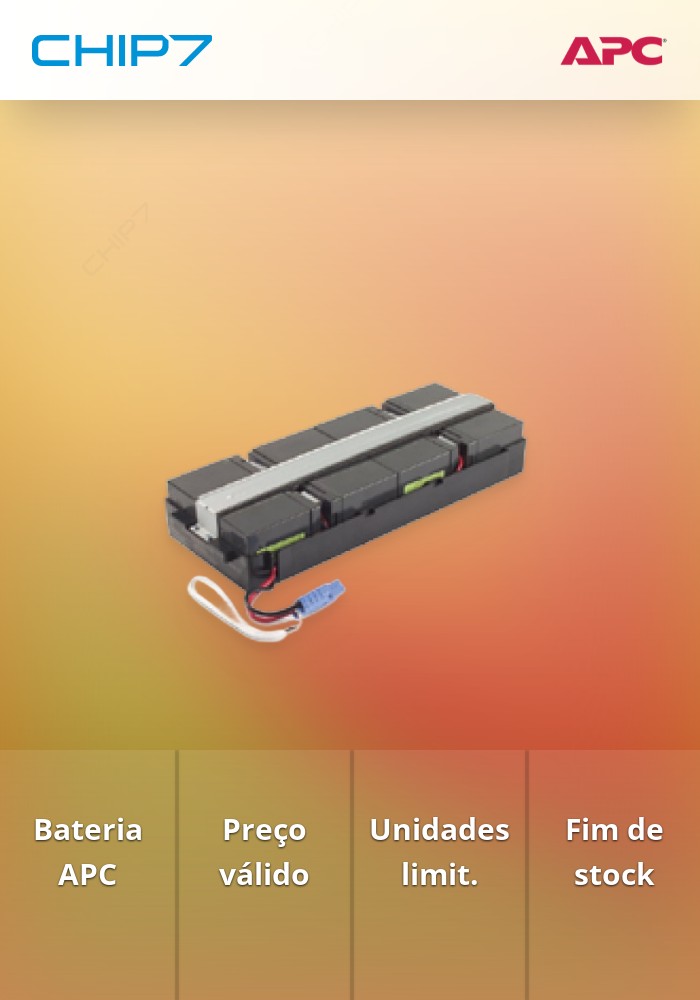 APC Replacement Battery Cartridge #31   - preço válido p/ unidades  pré estabelecidas ou fim de stock