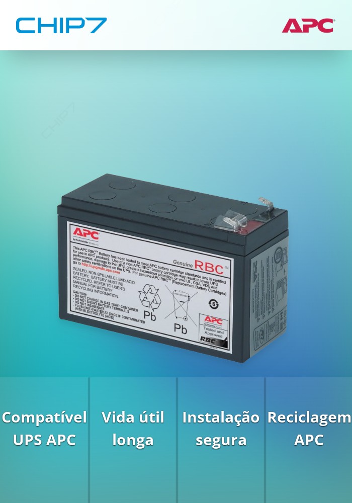 Bateria APC Replacement Battery Cartridge #17 - RBC17