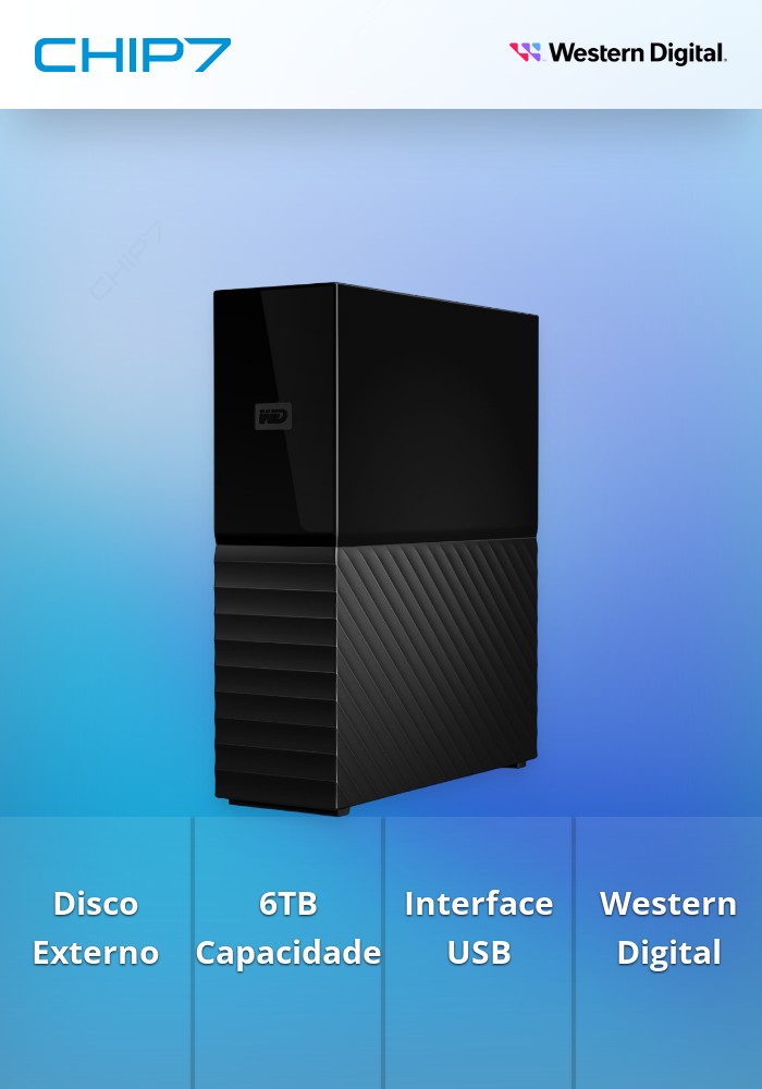 Disco Externo Western Digital MyBook 6TB
