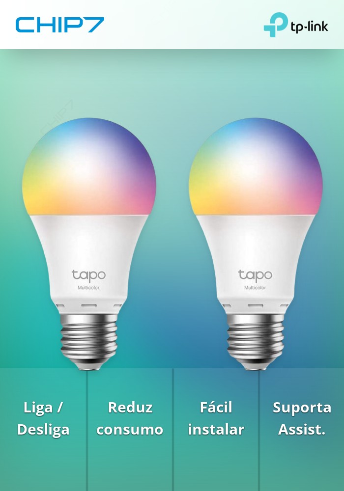 LAMPADA LED SMART WI-FI E27 60W TP-LINK TAPO-L530E, PACK 2