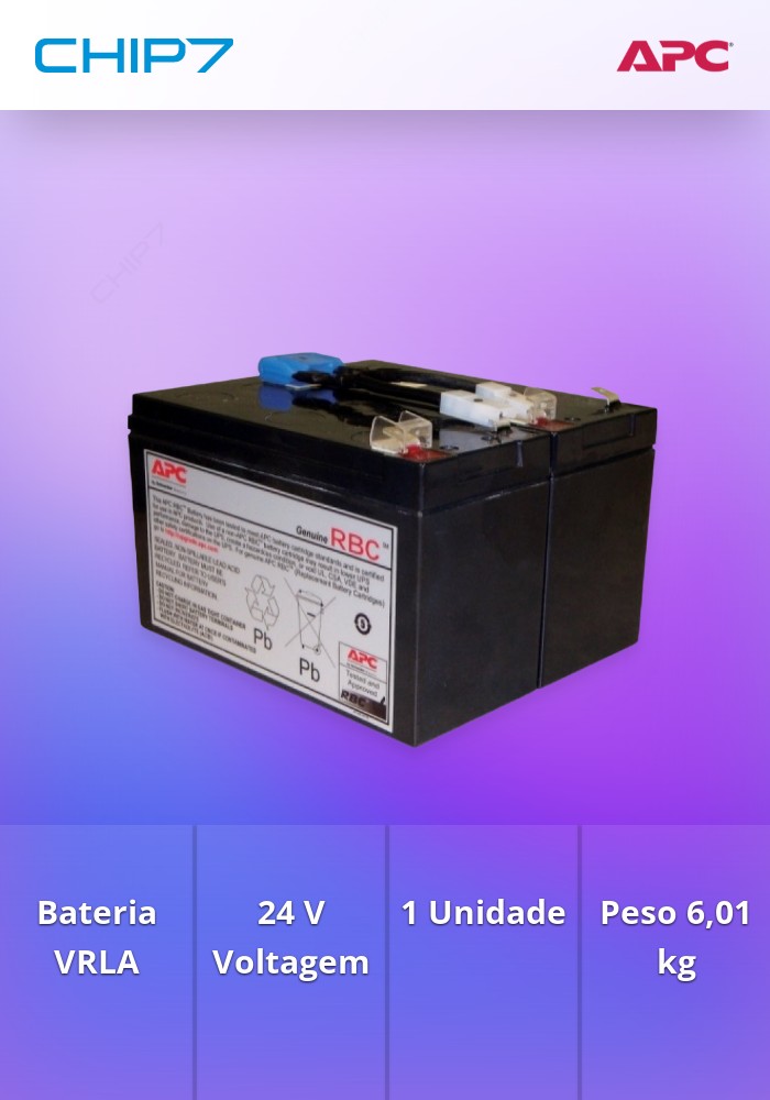 APC BATERIA DE SUBSTITUIÇÃO 142#PROMO#