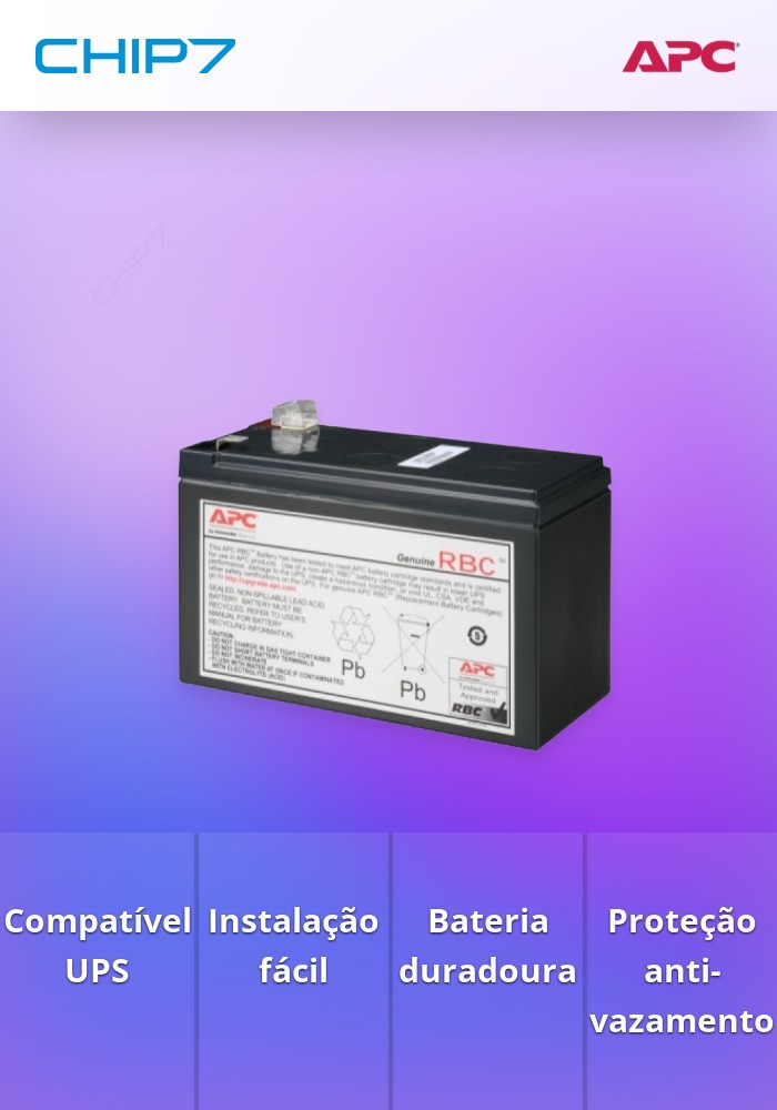 APC Replacement Battery Cartridge #164