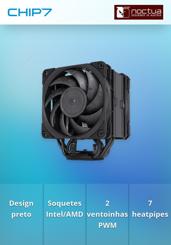 Noctua NH-U12A Chromax Black - Cooler CPU