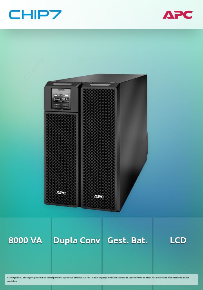 UPS APC Smart SRT 8000 VA 230V