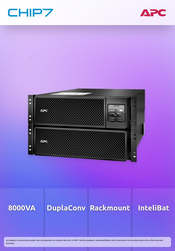 UPS APC SRT 8000 VA RM 230V