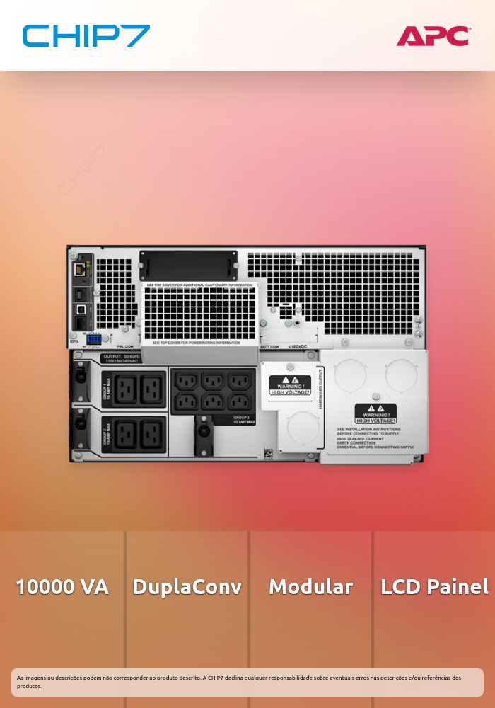 UPS APC Smart SRT 10000 VA RM 230V