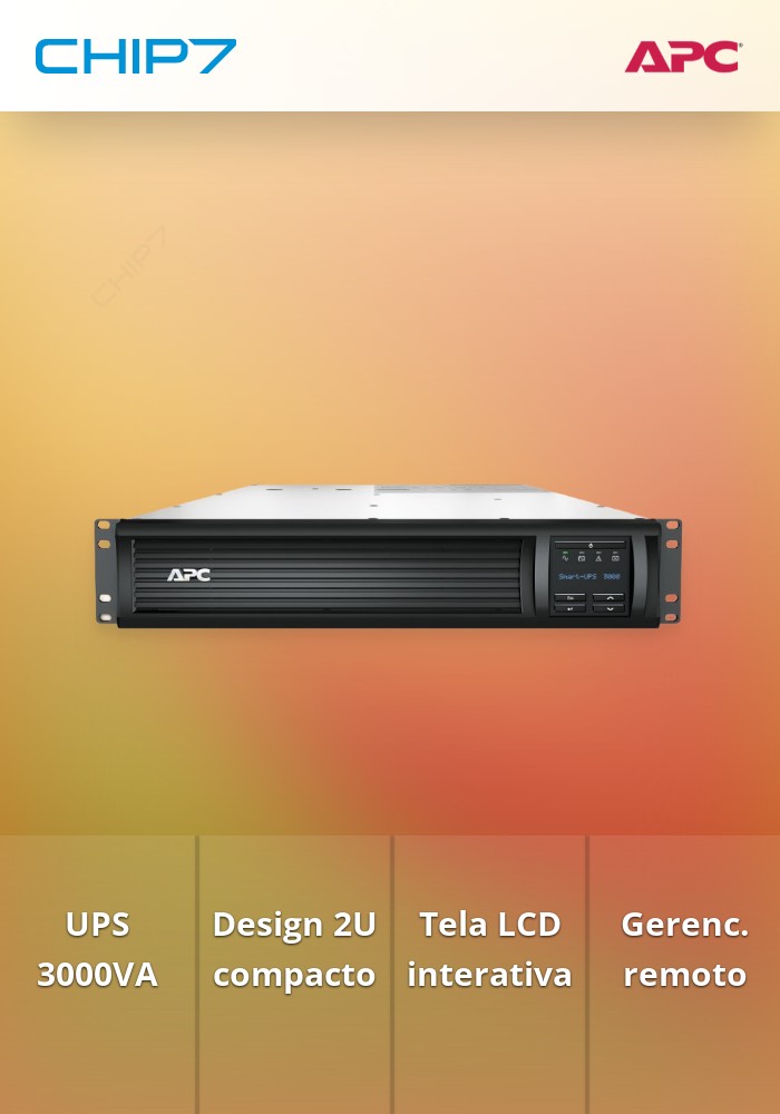 APC Smart-UPS 3000VA LCD RM 2U 230V with Network Card