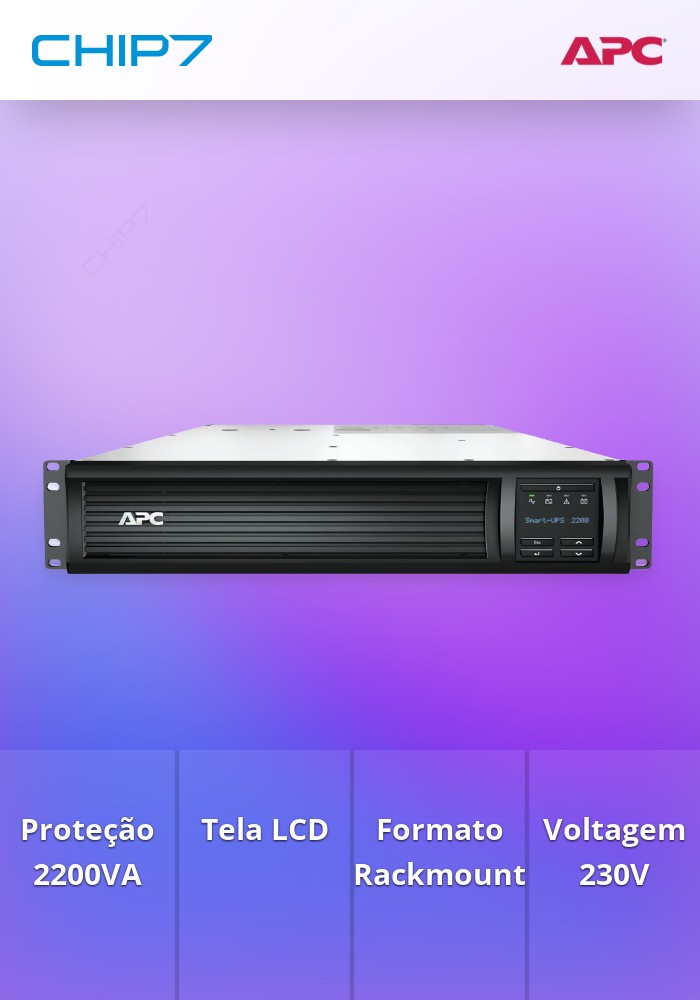 APC Smart-UPS 2200VA LCD RM 2U 230V with Network Card