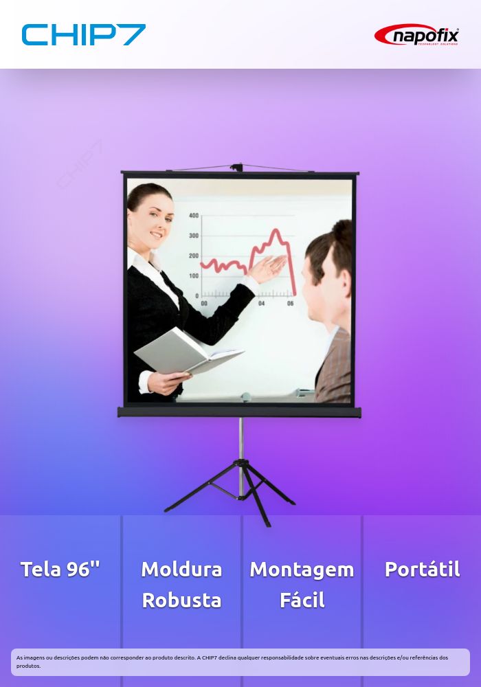 Tela Tripé NAPOFIX 96