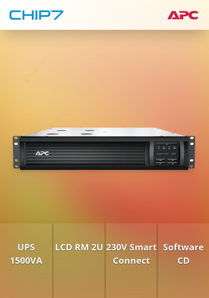 APC SMART UPS 1500VA LCD RM 2U 230V
